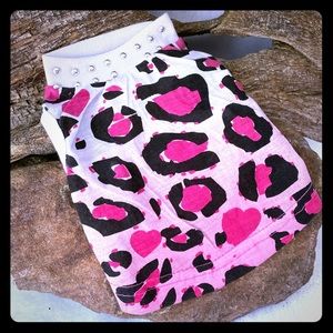 Pets Rock | Brett Michaels Pink Leopard Pet Shirt